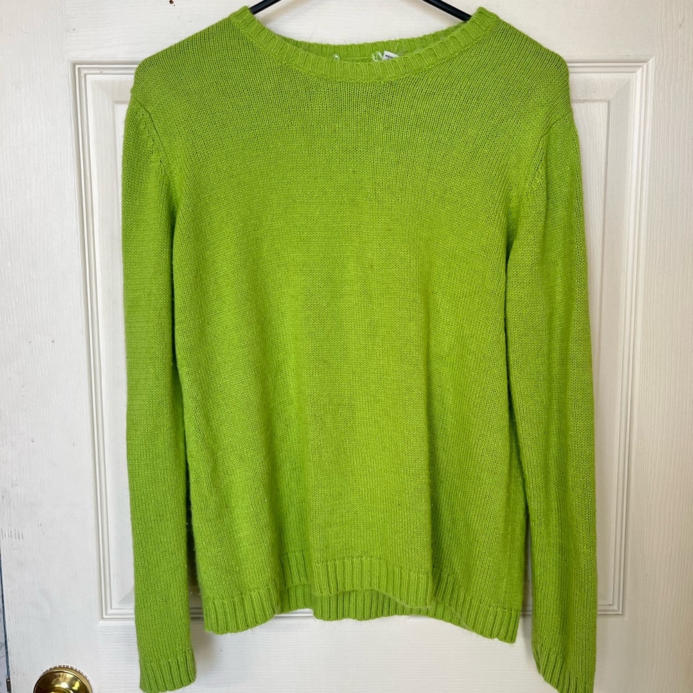 Vintage White Stag Knit Sweater